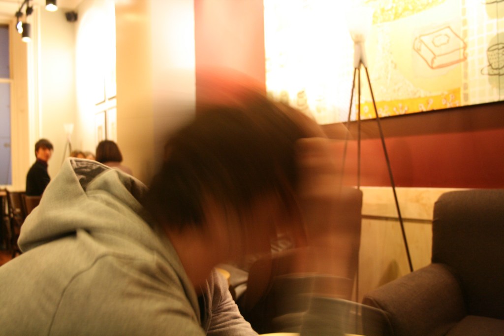 blurry head movement